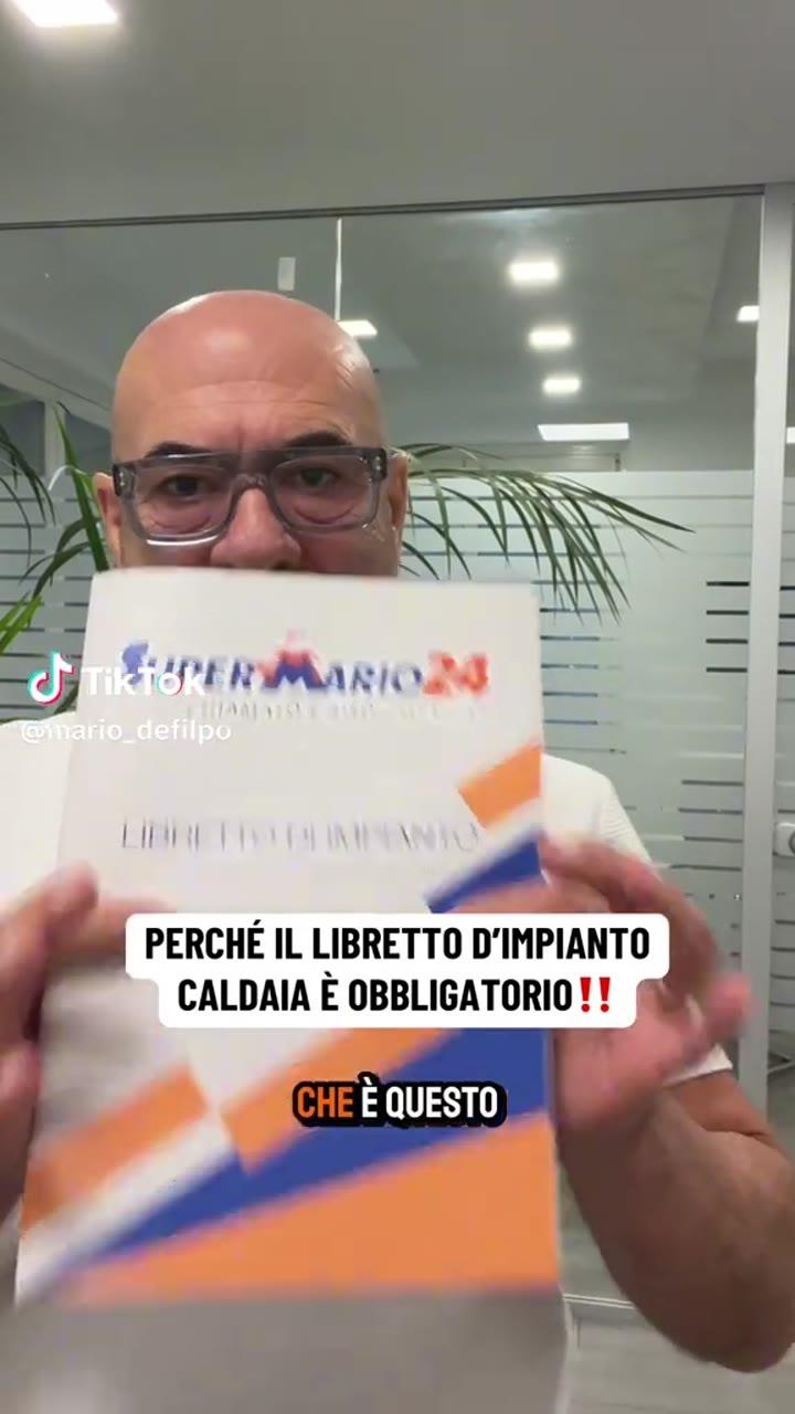 PERCHÉ IL LIBRETTO D’IMPIANTO CALDAIA È OBBLIGATORIO‼️