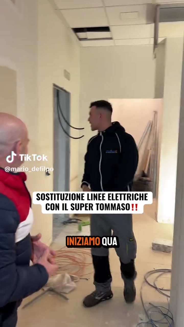 SOSTITUZIONE LINEE ELETTRICHE CON IL SUPER TOMMASO!!